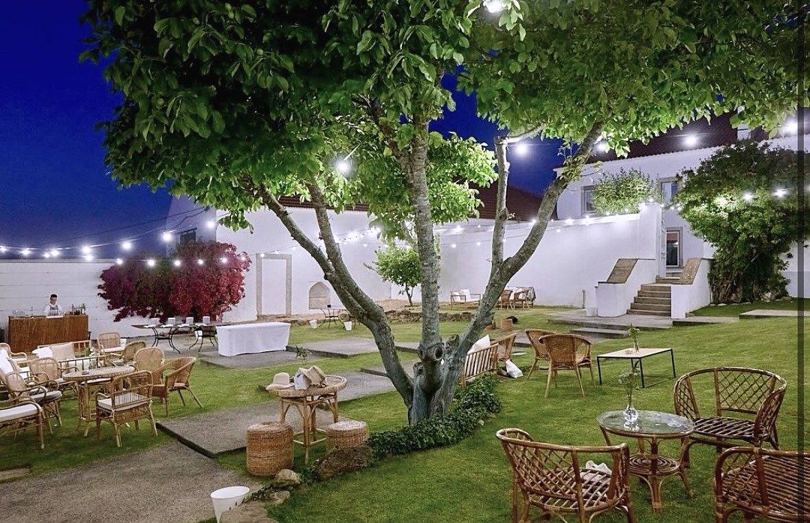 Evening courtyard