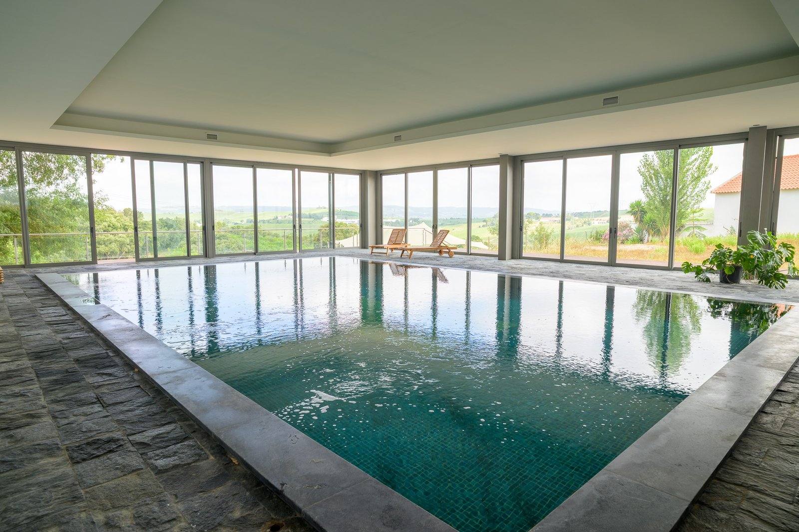 Indoor pool panorama