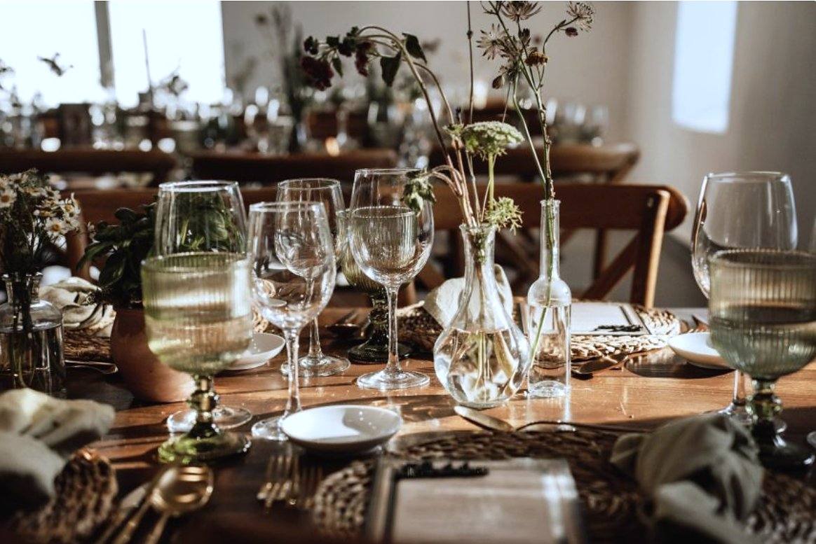 Rustic table setting
